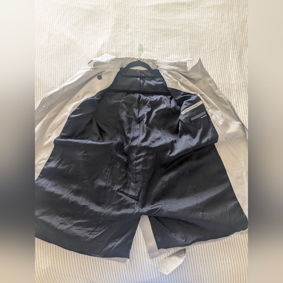 The Kooples Trench Coat With Leather Trim Size 38 - Picture 5 of 10